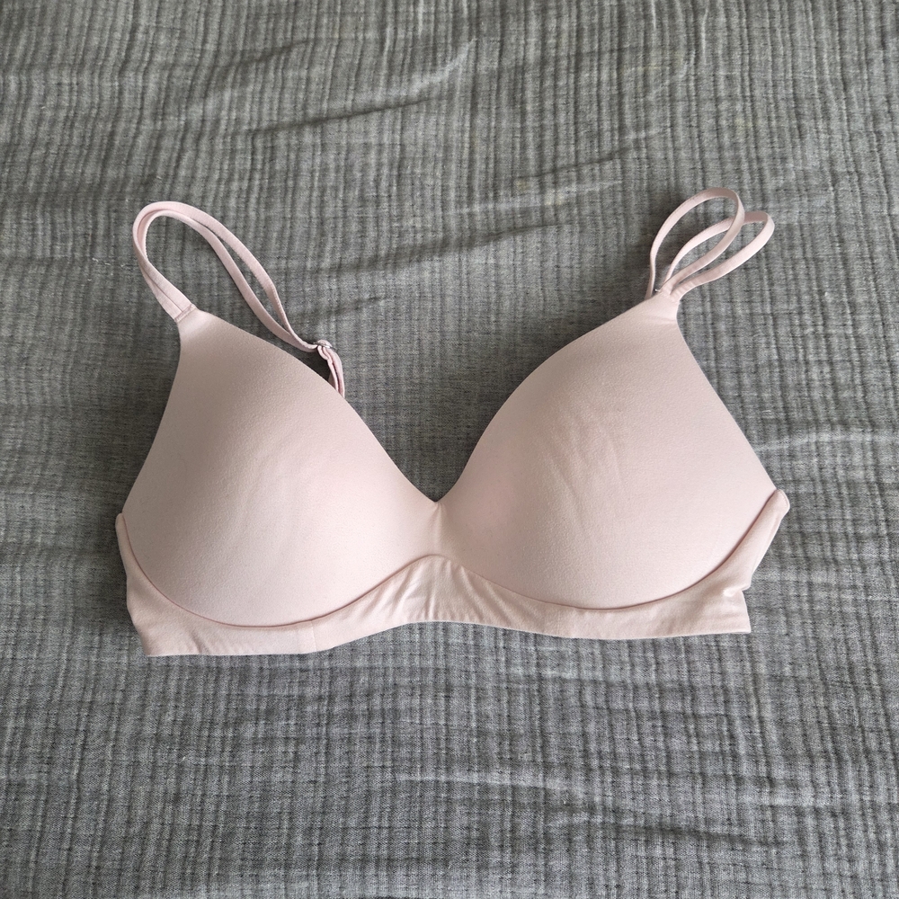 aerie Light Pink Seamless T-Shirt Bra